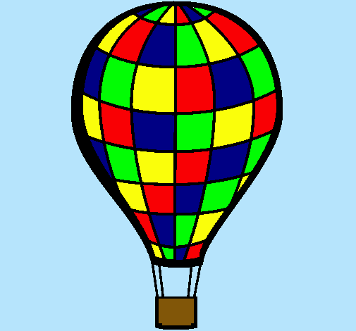 Dibujo Globo aerostático pintado por mlj2401