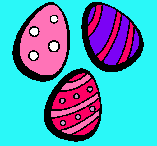 Dibujo Huevos de pascua IV pintado por TaniaDivina