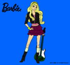 Dibujo Barbie rockera pintado por Mm94