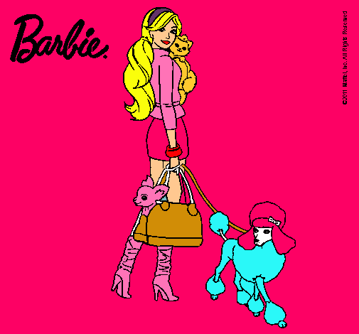 Dibujo Barbie elegante pintado por Emileydian