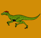 Dibujo Velociraptor pintado por CUECUECHA