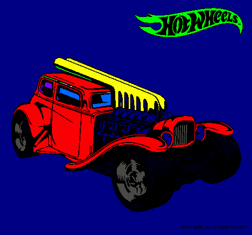 Dibujo Hot Wheels 6 pintado por CABANO