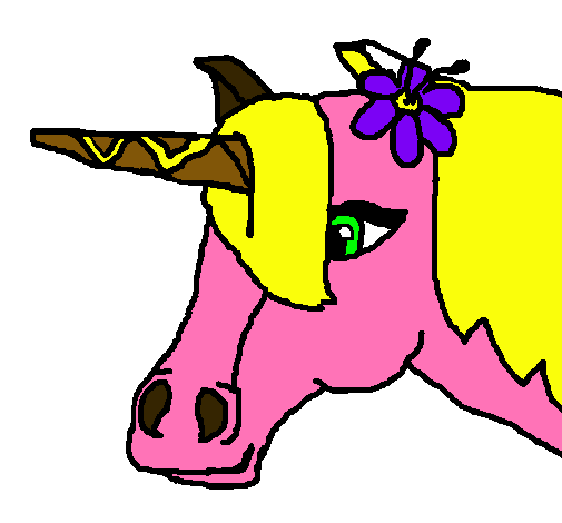 Dibujo Unicornio II pintado por msjh