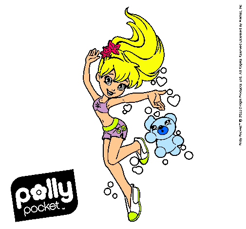 Dibujo Polly Pocket 14 pintado por patry1234