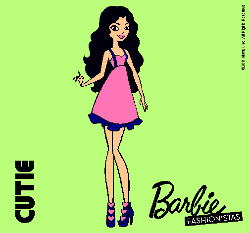 Dibujo Barbie Fashionista 3 pintado por el_eclipse