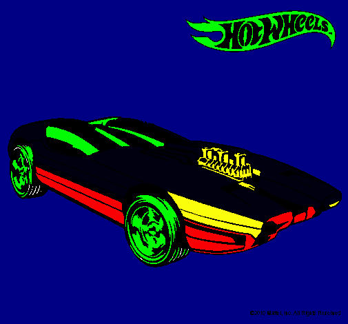 Dibujo Hot Wheels 2 pintado por mlj2401