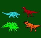 Dibujo Dinosaurios de tierra pintado por oscar852