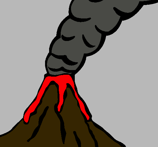 Dibujo Volcán pintado por IanShadow