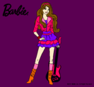 Dibujo Barbie rockera pintado por roxi-pop