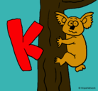 Dibujo Koala pintado por valeriaalba