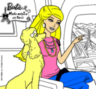 Dibujo Barbie llega a París pintado por andreamolina