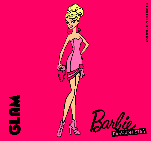 Dibujo Barbie Fashionista 5 pintado por Riseily