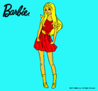 Dibujo Barbie veraniega pintado por rubia