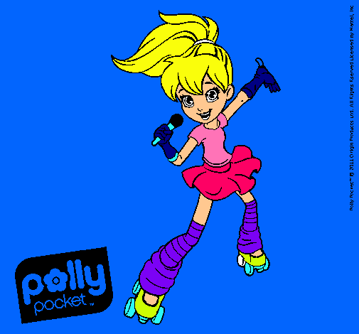Dibujo Polly Pocket 2 pintado por jone