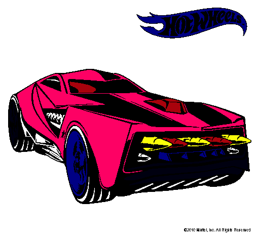 Dibujo Hot Wheels 12 pintado por estrelado