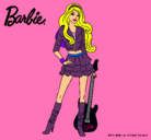Dibujo Barbie rockera pintado por javitayons