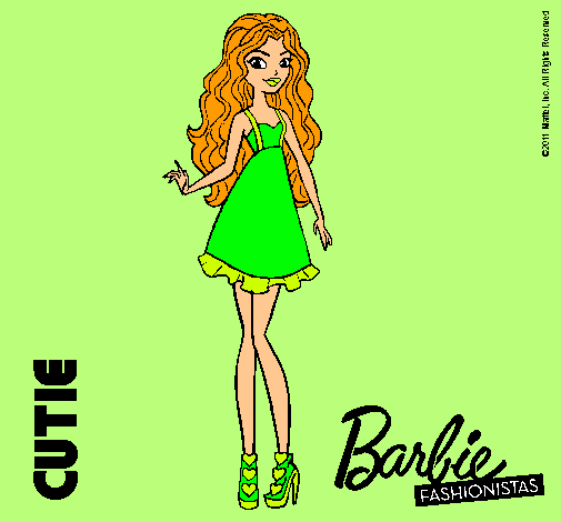 Dibujo Barbie Fashionista 3 pintado por javitayons