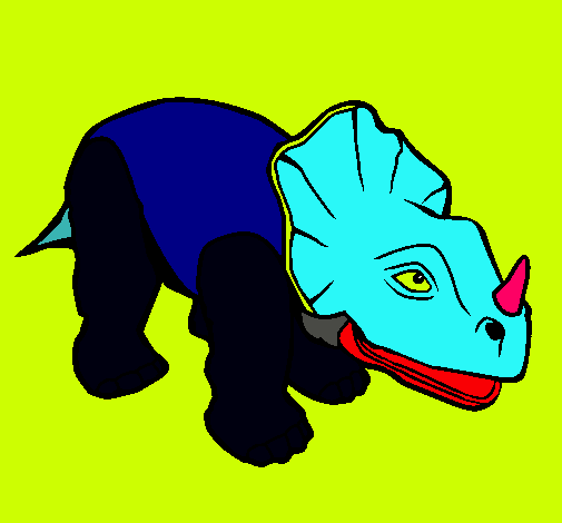 Dibujo Triceratops II pintado por daiana1289