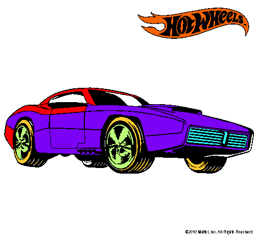 Dibujo Hot Wheels 1 pintado por javierbg