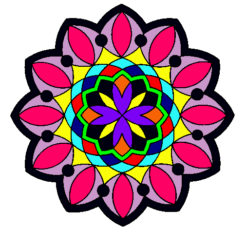 Dibujo Mandala 20 pintado por keidy