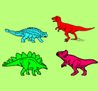 Dibujo Dinosaurios de tierra pintado por oscar852