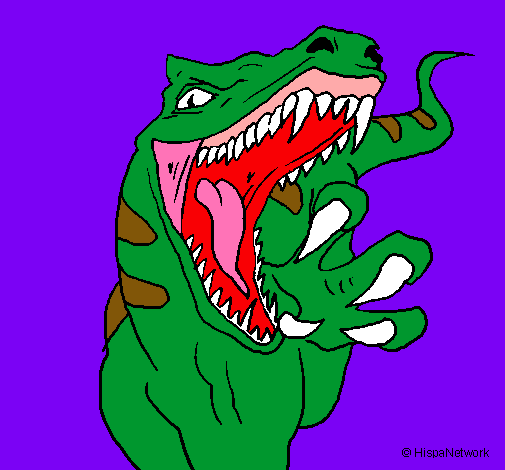 Dibujo Velociraptor II pintado por madara