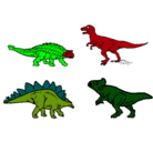 Dibujo Dinosaurios de tierra pintado por diego4