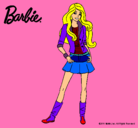 Dibujo Barbie juvenil pintado por grachi
