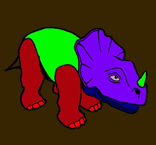 Dibujo Triceratops II pintado por Rodrigo-Pablo