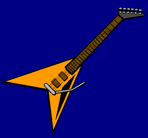 Dibujo Guitarra eléctrica II pintado por julian1810