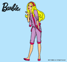 Dibujo Barbie con look casual pintado por maite1162