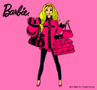 Dibujo Barbie de compras pintado por compras