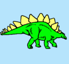 Dibujo Stegosaurus pintado por BENJAMIN2