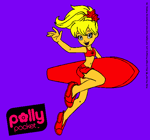 Dibujo Polly Pocket 3 pintado por carl