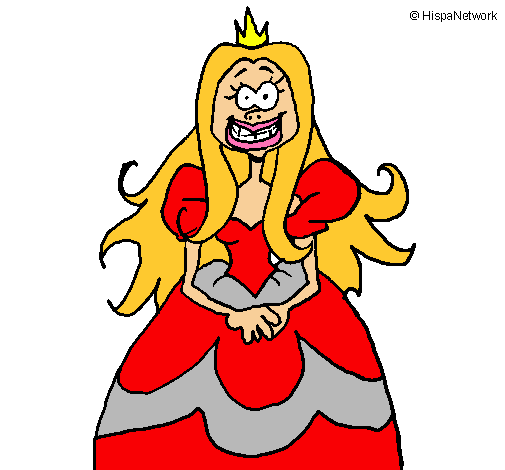 Dibujo Princesa fea pintado por ainaraa