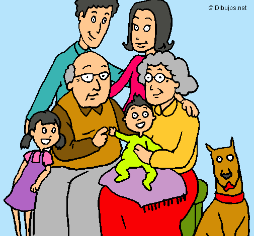 Dibujo Familia pintado por Amadix