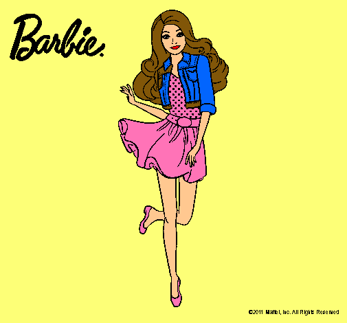 Dibujo Barbie informal pintado por CAROLYCARMEN