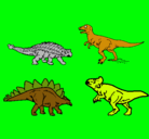 Dibujo Dinosaurios de tierra pintado por sgsdgerge