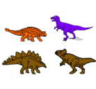 Dibujo Dinosaurios de tierra pintado por hogart