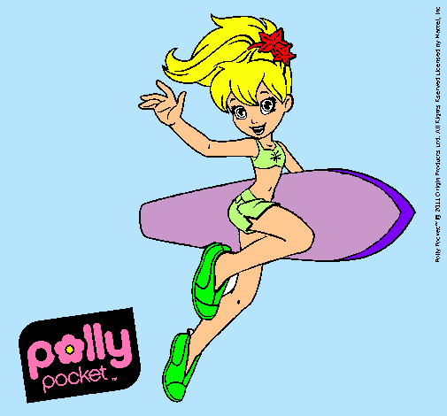 Dibujo Polly Pocket 3 pintado por andreahuelva