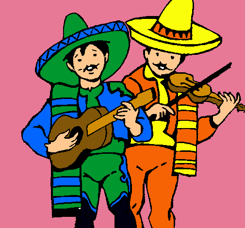 Dibujo Mariachis pintado por angel_2005