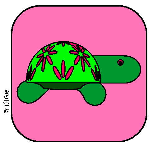 Dibujo Tortuga 4 pintado por julianall