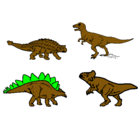 Dibujo Dinosaurios de tierra pintado por hectorortega