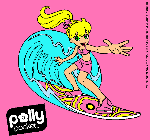 Dibujo Polly Pocket 4 pintado por laurita123