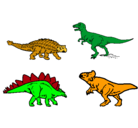 Dibujo Dinosaurios de tierra pintado por Yehudi