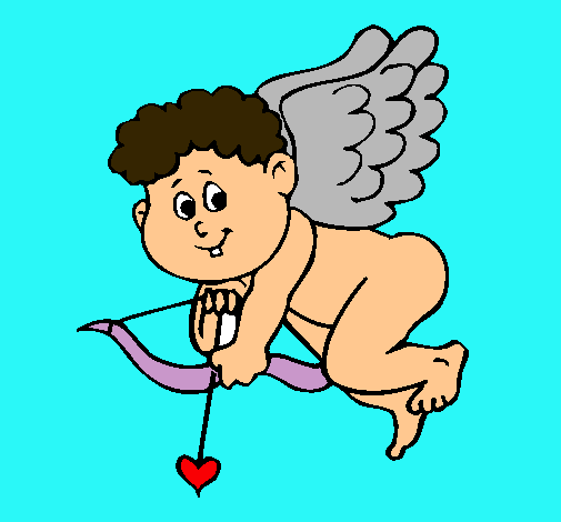 Dibujo Cupido pintado por nnee011