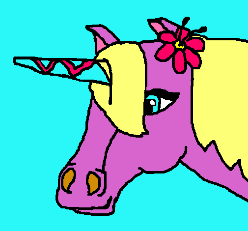 Dibujo Unicornio II pintado por boni