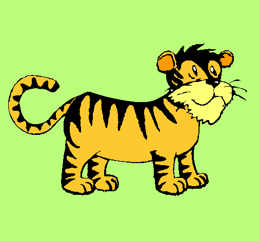 Dibujo Tigre pintado por sycseaman