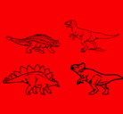 Dibujo Dinosaurios de tierra pintado por juoquin