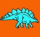 Dibujo Stegosaurus pintado por ppuiiljjnjj